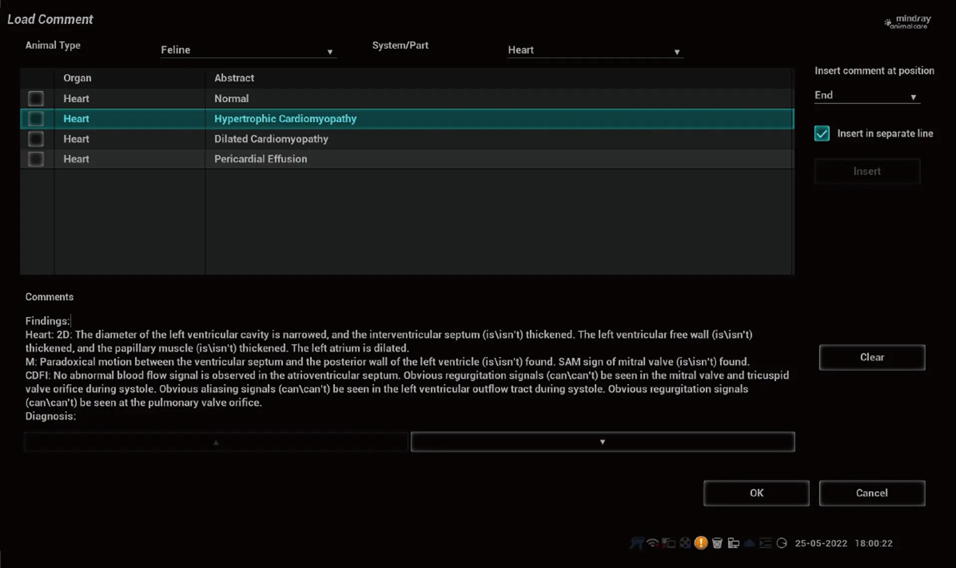 Profesyonel yorumları içeren özelleştirilmiş rapor şablonları