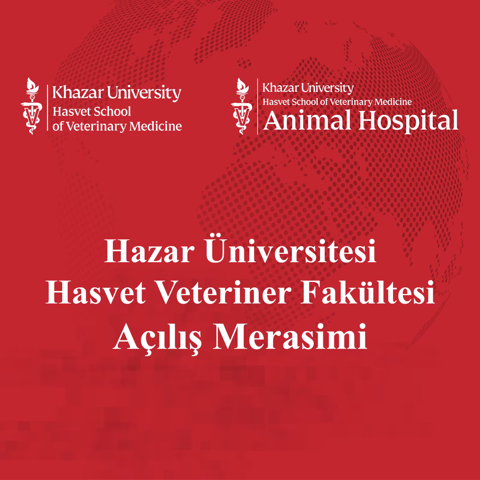 Hasvet Veteriner Fakültesi ve Hayvan Hastanesi Açıldı